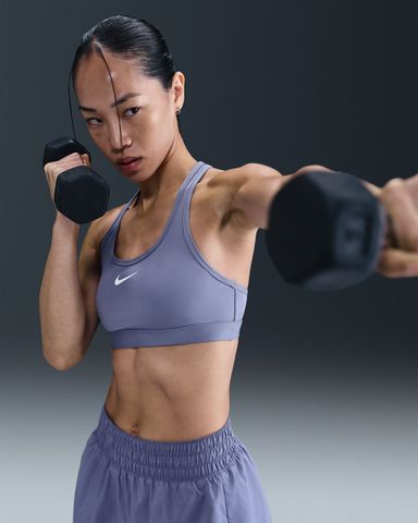 Nike - Áo ngực thể thao Nữ Swoosh Medium-Support Women's Padded Sports Bra