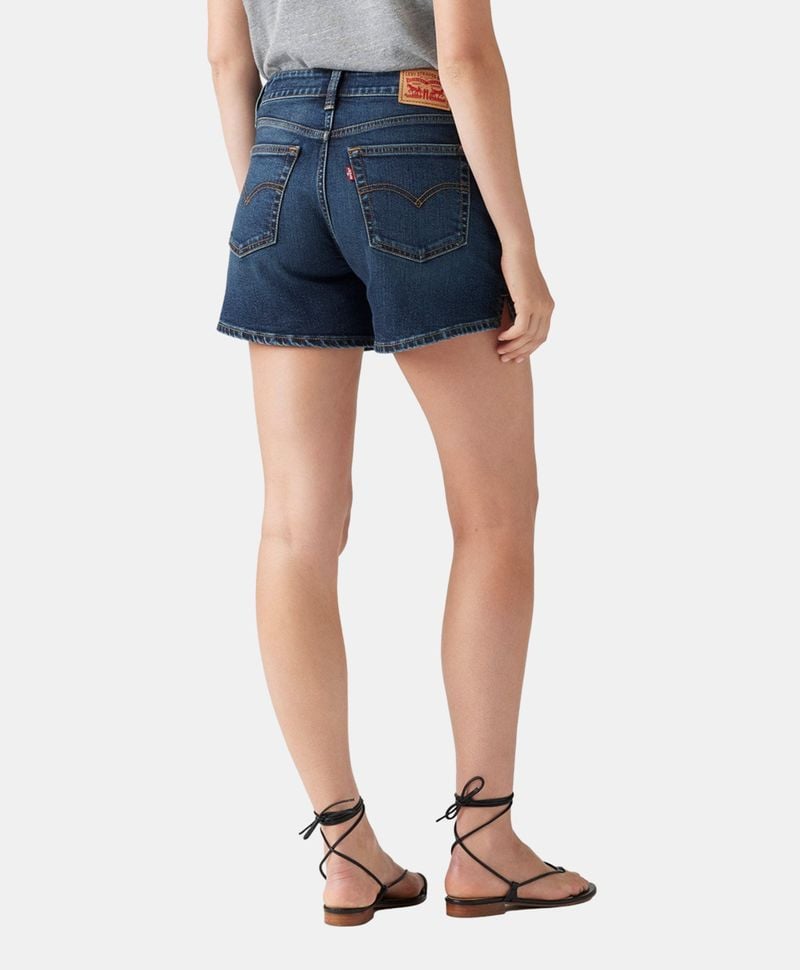Levi's - Quần jeans ngắn nữ A-line Women's Shorts - Dark Wash