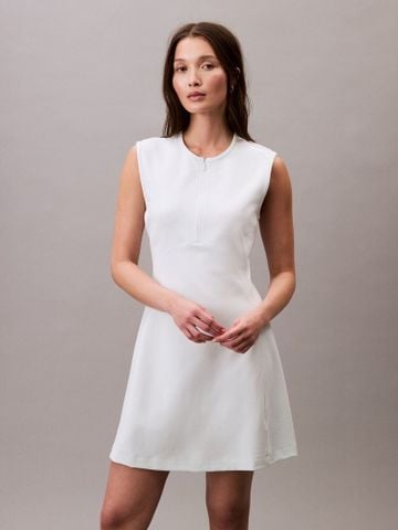 Calvin Klein - Đầm nữ Quarter Zip A-Line Mini Dress