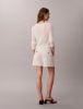 Calvin Klein - Quần Kaki Ngắn Nữ Linen Blend Tailored Shorts