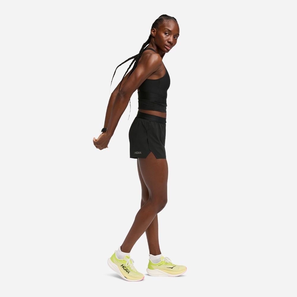Hoka - Quần ngắn chạy bộ nữ Race Day Split Short Running