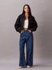Calvin Klein - Áo khoác jeans nữ Cropped Relaxed Denim Trucker Jacket