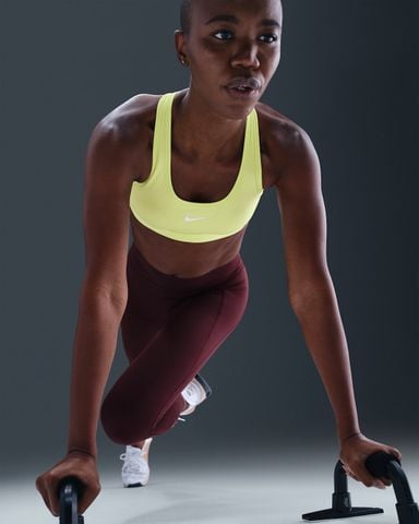 Nike - Áo Ngực Thể Thao Nữ Swoosh Medium-Support Padded Sports Bra