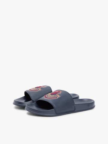 Tommy Hilfiger - Dép Quai Ngang Nam Crest Appliqué Pool Slides
