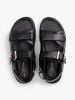 Tommy Hilfiger - Xăng Đan Nữ Leather TH Monogram Buckle Cleat Sandals