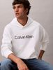 Calvin Klein - Áo Hoodie Nam Standard Logo Premium Terry Hoodie