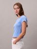 Calvin Klein - Áo Thun Tay Ngắn Nữ Cotton Stretch Rib Baby Tee