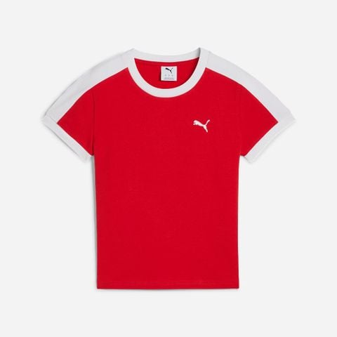 Puma - Áo Thun Tay Ngắn Nữ T7 Slim Tee For All Time