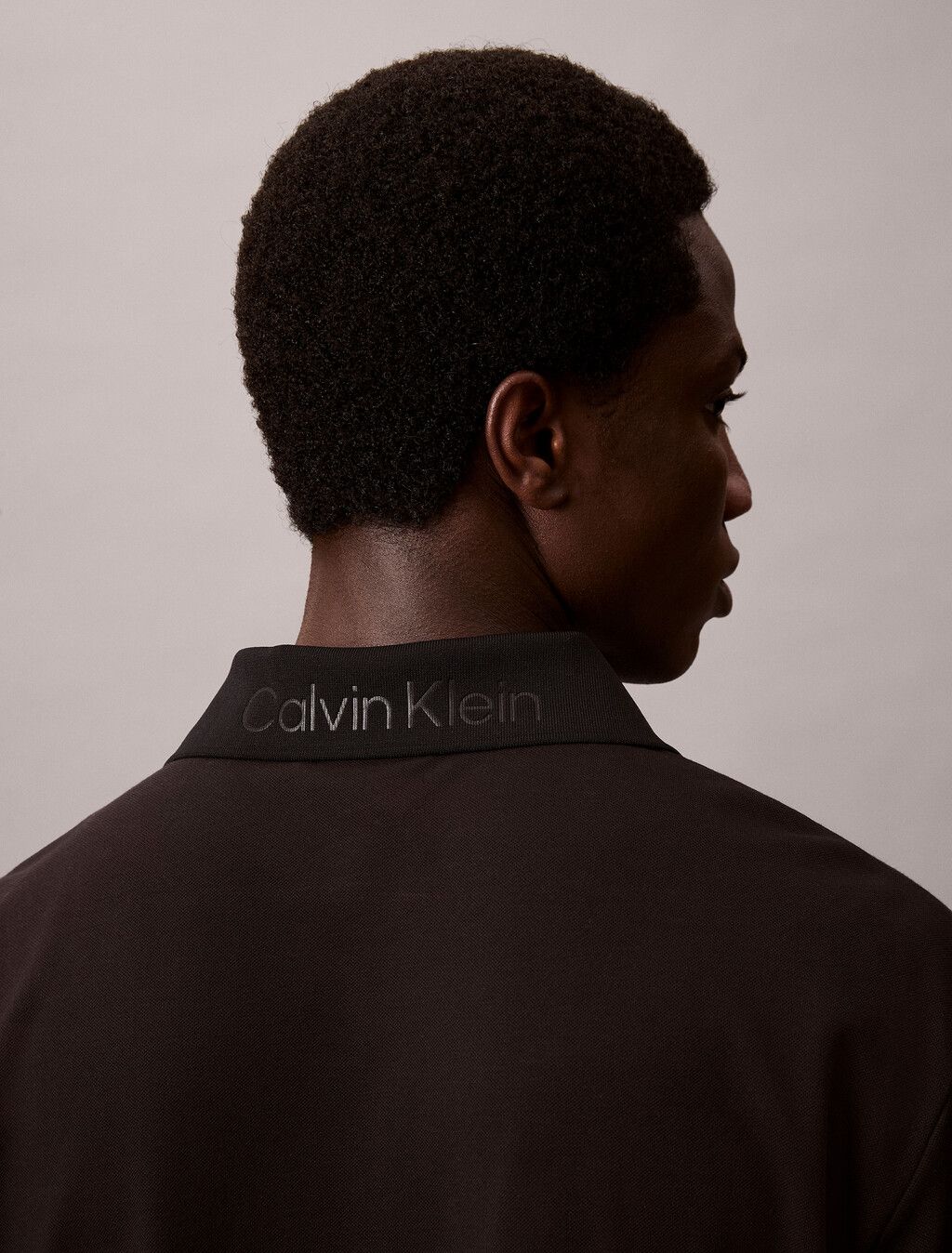 Calvin Klein - Áo polo tay ngắn nam Cotton Blend Pique Polo Shirt