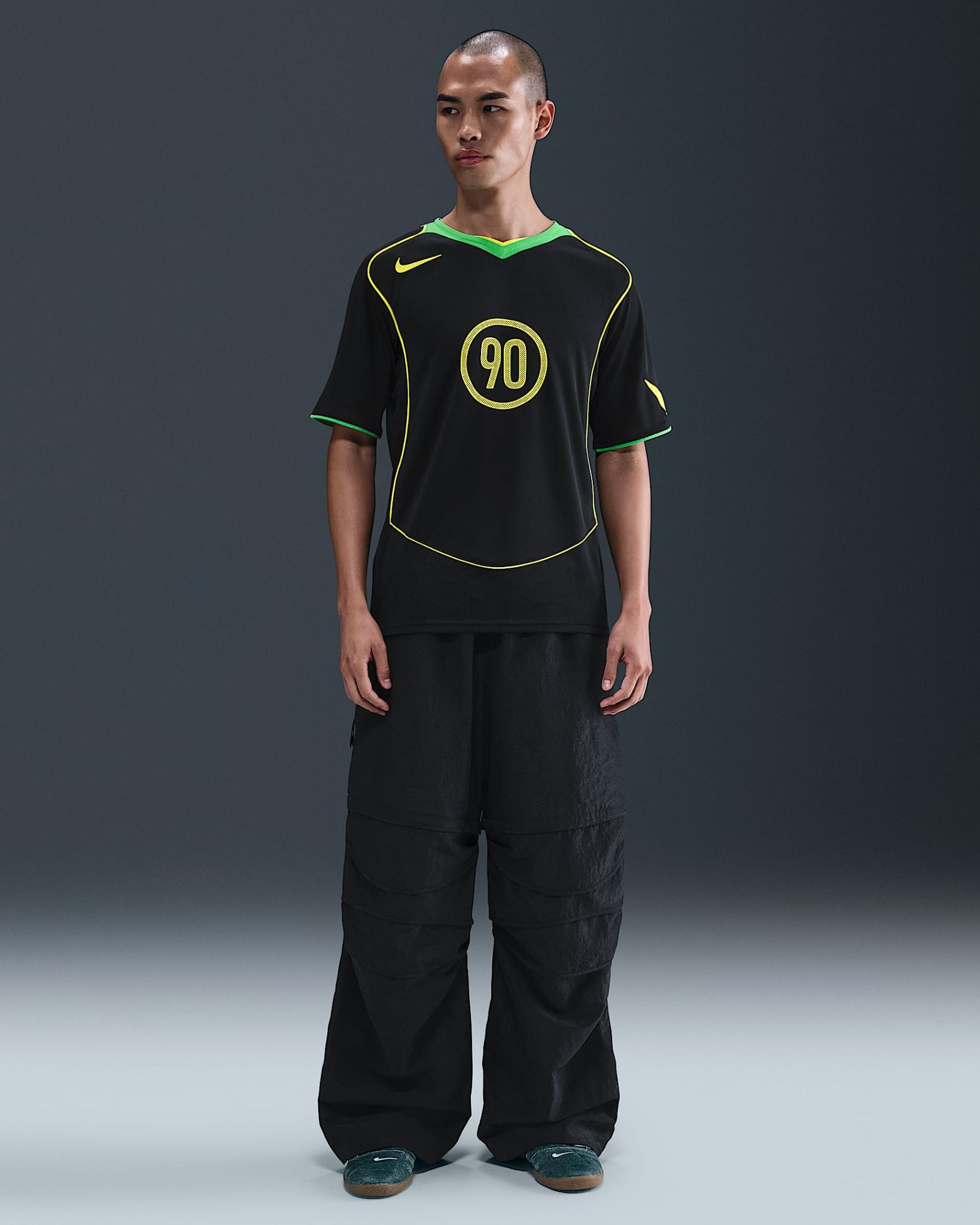 Nike - Áo phông tay ngắn thể thao Nam Nike Total 90 Men's Dri-FIT Soccer Jersey