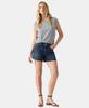 Levi's - Quần jeans ngắn nữ A-line Women's Shorts - Dark Wash