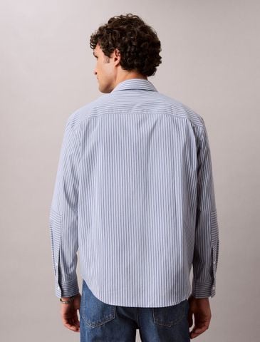 Calvin Klein - Áo Sơ Mi Nam Coolmax Stripe Relaxed Shirt - 2