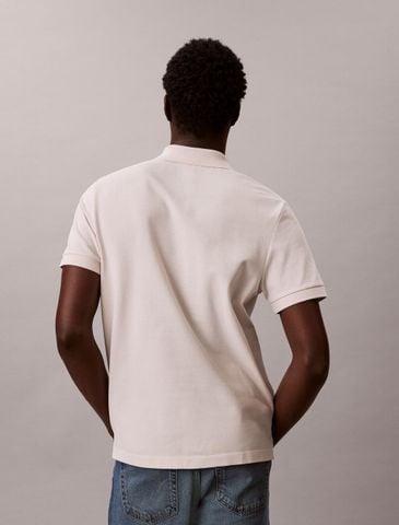 Calvin Klein - Áo Thun Có Cổ Nam Cotton Piqué Open Collar Polo Shirt