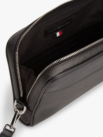 Tommy Hilfiger - Túi Xách Cầm Tay Nam Flag Mixed Texture Pouch