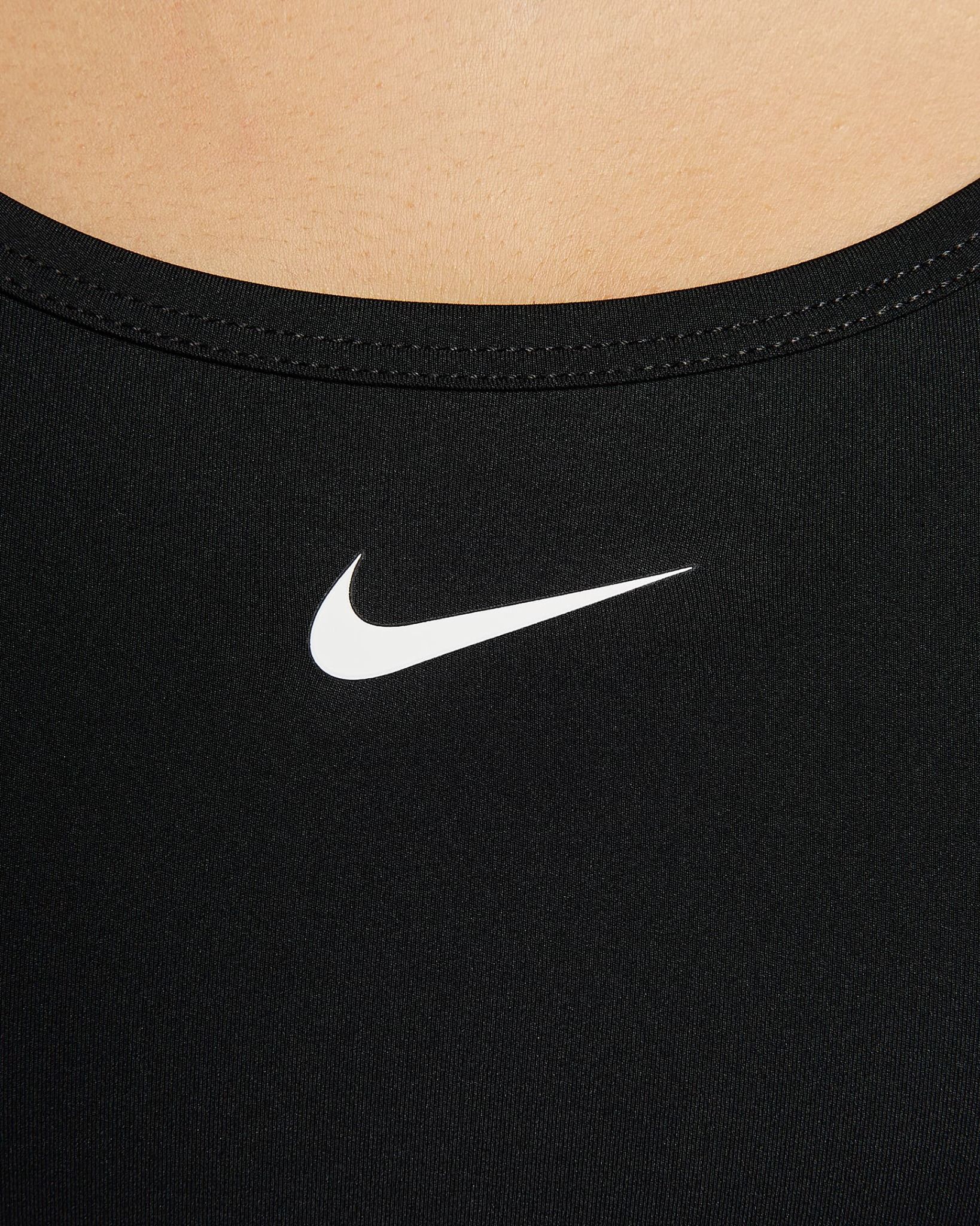 Nike - Áo tay dài thể thao Nữ Nike Pro Women's Dri-FIT Cropped Long-Sleeve Top