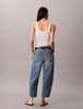 Calvin Klein - Quần Jean Dài Nữ Cropped Barrel Jeans