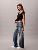 Calvin Klein - Áo Thun Tay Ngắn Nữ Slim Cotton Stretch Ringer T-Shirt