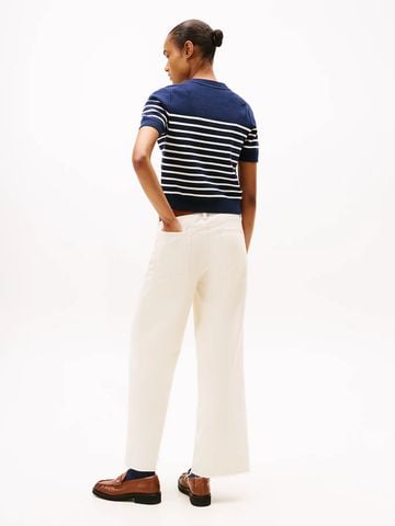 Tommy Hilfiger - Áo khoác len tay ngắn nữ Jersey Gold-Tone Button Short Sleeve Cardigan - 3