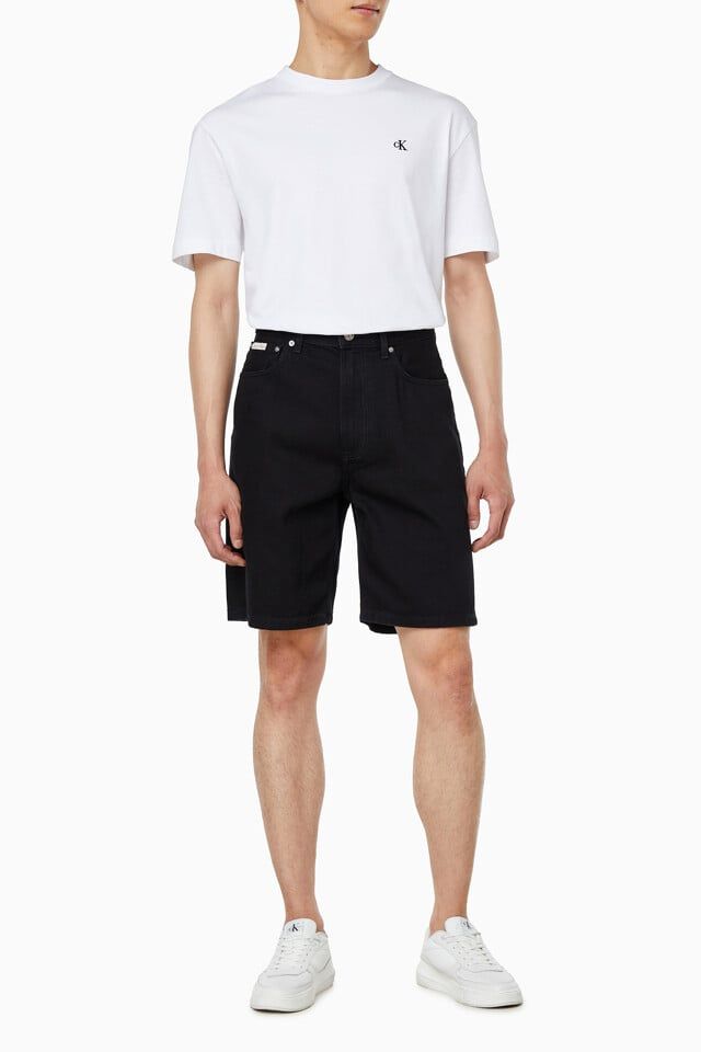 Calvin Klein - Quần jeans ngắn nam 90S Ck Classic Black Short