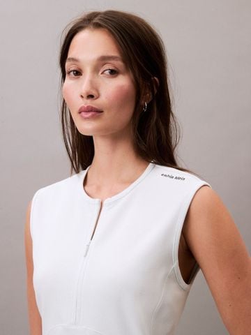 Calvin Klein - Đầm nữ Quarter Zip A-Line Mini Dress - 2