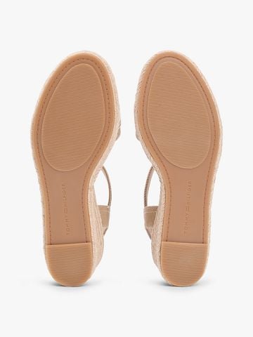 Tommy Hilfiger - Giày Thời Trang Nữ Canvas Denim Wedge Espadrilles