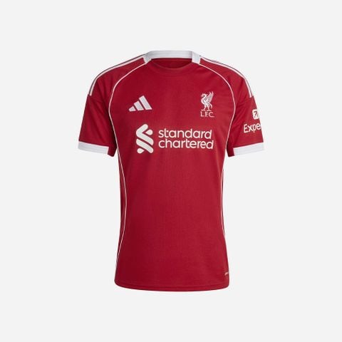 adidas - Áo thun đá banh Nam Men's Adidas Liverpool Home 25/26 Football Jersey - Red - 4