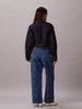 Calvin Klein - Áo khoác jeans nữ Cropped Relaxed Denim Trucker Jacket