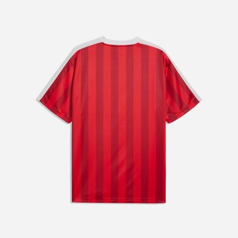 Puma - Áo Thun Tay Ngắn Nam Ess T7 Relaxed Striped Football Jersey
