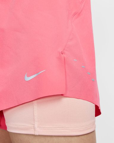 Nike - Quần Ngắn Chạy Bộ Nữ Swift Dri-Fit Mid-Rise 2-In-1 Running Shorts