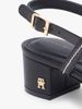 Tommy Hilfiger - Xăng Đan Nữ Leather Contrast Topstitch Block Heel Sandals