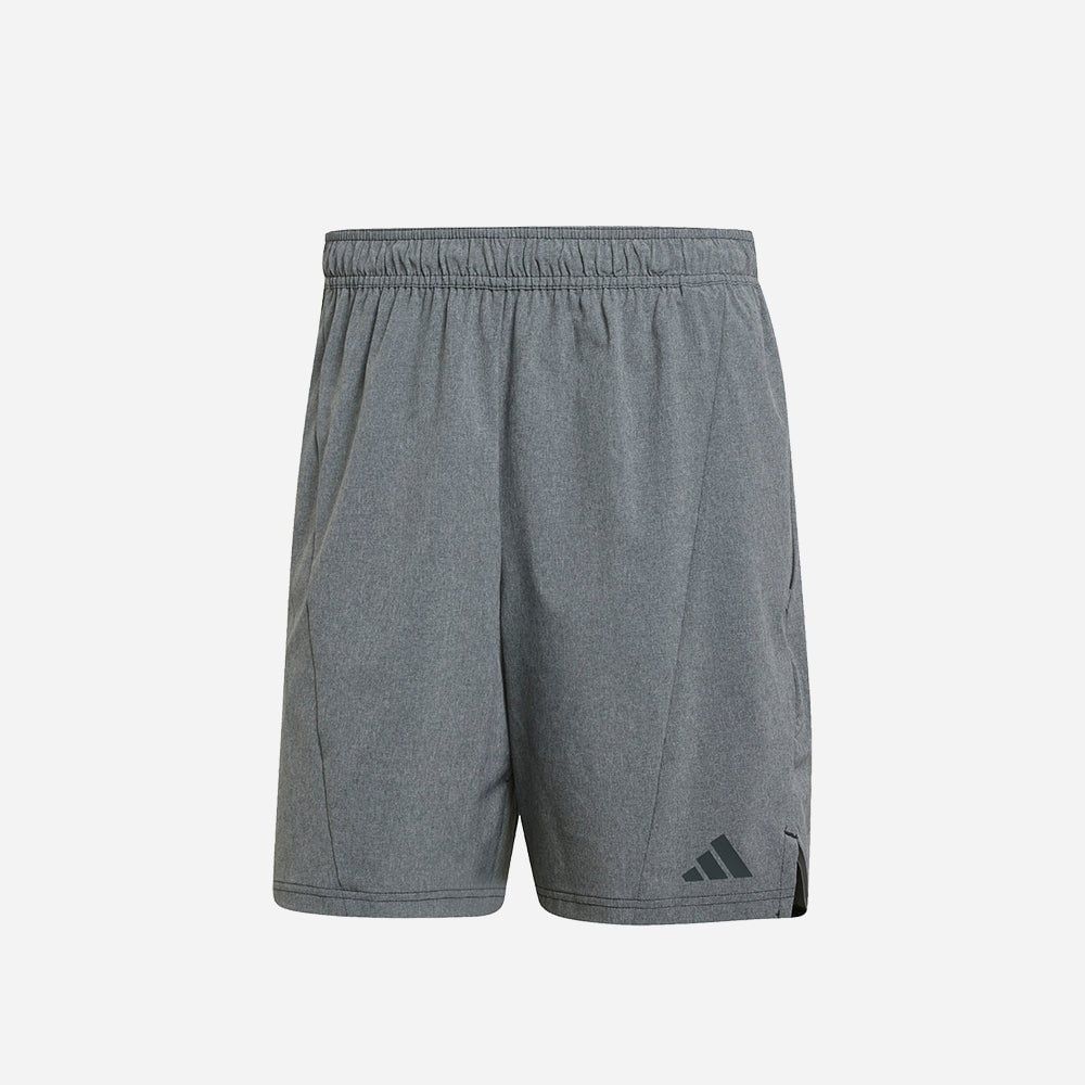 adidas - Quần ngắn thể thao Nam Men's Designed For Training Mélange Shorts - Gray