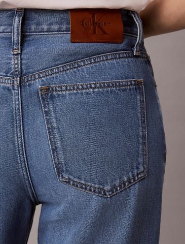 Calvin Klein - Quần Jean Dài Nữ Asian Fit Tencel Wide Leg Jeans - 4