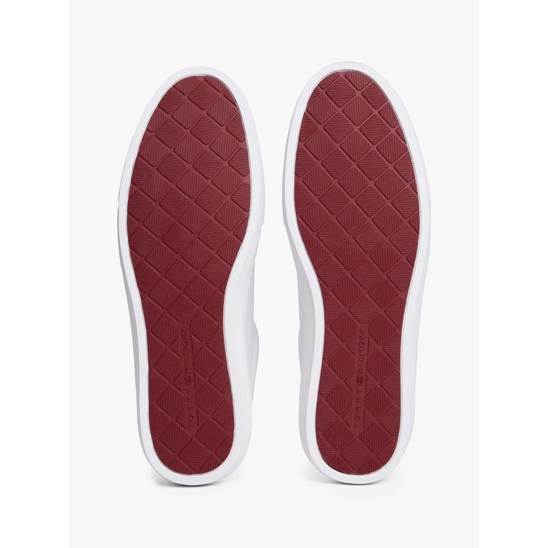 Tommy Hilfiger - Giày nam Leather Debossed Logo Cupsole Trainers