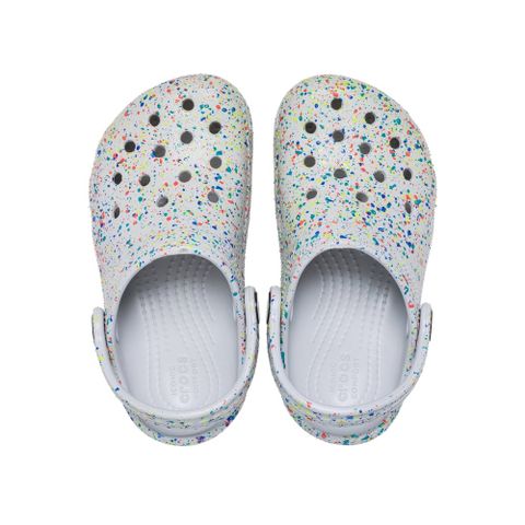Crocs - Giày Trẻ Em Bé Trai Bé Gái Classic Glow Paint Splatter Clog T