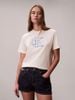 Calvin Klein - Áo Thun Tay Ngắn Nữ Dual Tone Monologo Classic T-Shirt