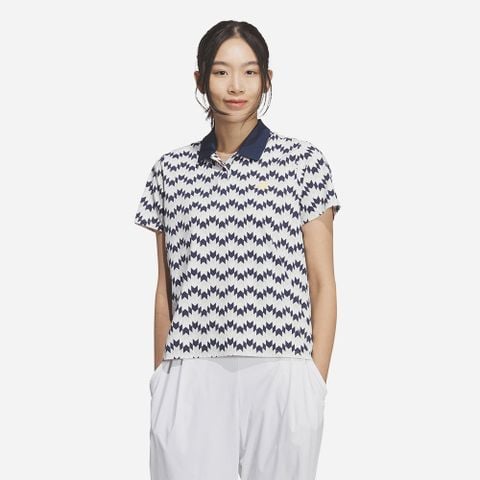 Adidas - Áo Thun Có Cổ Nữ Ultimate365 All Over Print Climacool Polo