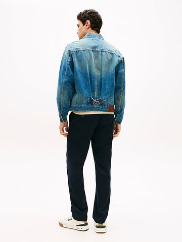 Tommy Hilfiger - Áo Khoác Jean Nam Cinch Back Denim Trucker Jacket
