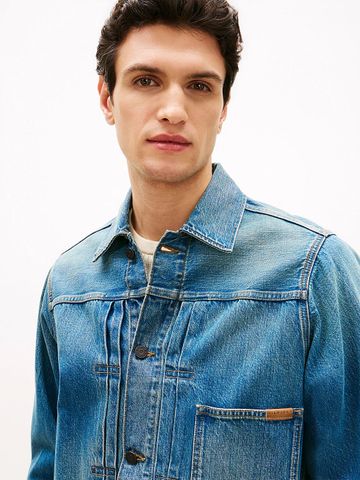 Tommy Hilfiger - Áo Khoác Jean Nam Cinch Back Denim Trucker Jacket