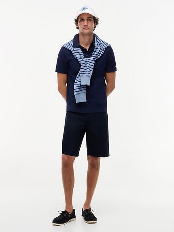 Tommy Hilfiger - Áo Polo tay ngắn Nam New York Label Regular Fit Textured Stripe Polo Shirt