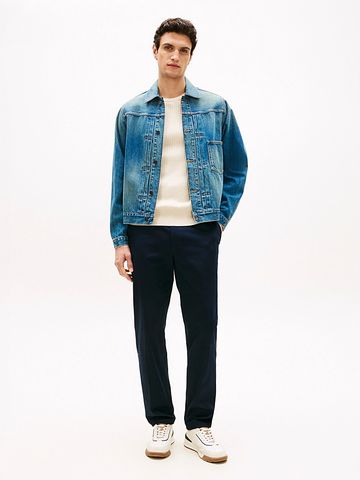 Tommy Hilfiger - Áo Khoác Jean Nam Cinch Back Denim Trucker Jacket