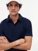 Tommy Hilfiger - Áo Polo tay ngắn Nam New York Label Regular Fit Textured Stripe Polo Shirt