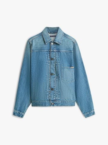 Tommy Hilfiger - Áo Khoác Jean Nam Cinch Back Denim Trucker Jacket