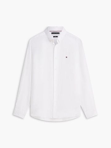 Tommy Hilfiger - Áo Sơ Mi Nam Tay Dài Regular Fit Washed Pure Linen Shirt