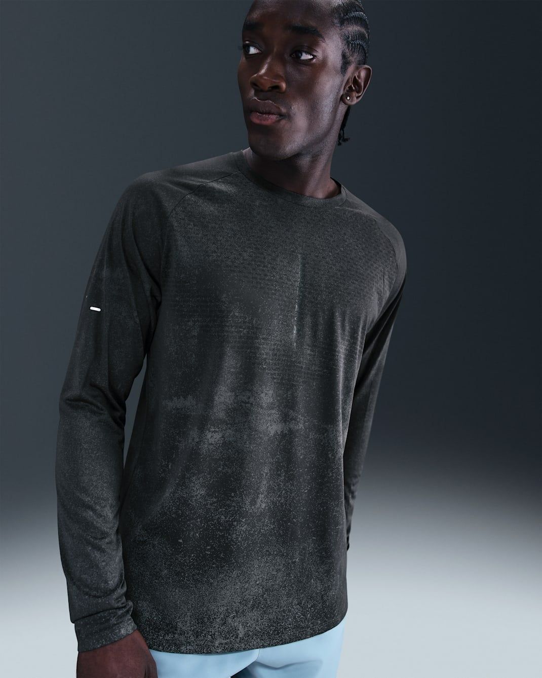 Nike - Áo tay dài thể thao Nam Stride Men's Dri-FIT ADV Long-Sleeve Running Top with Reflective Accents