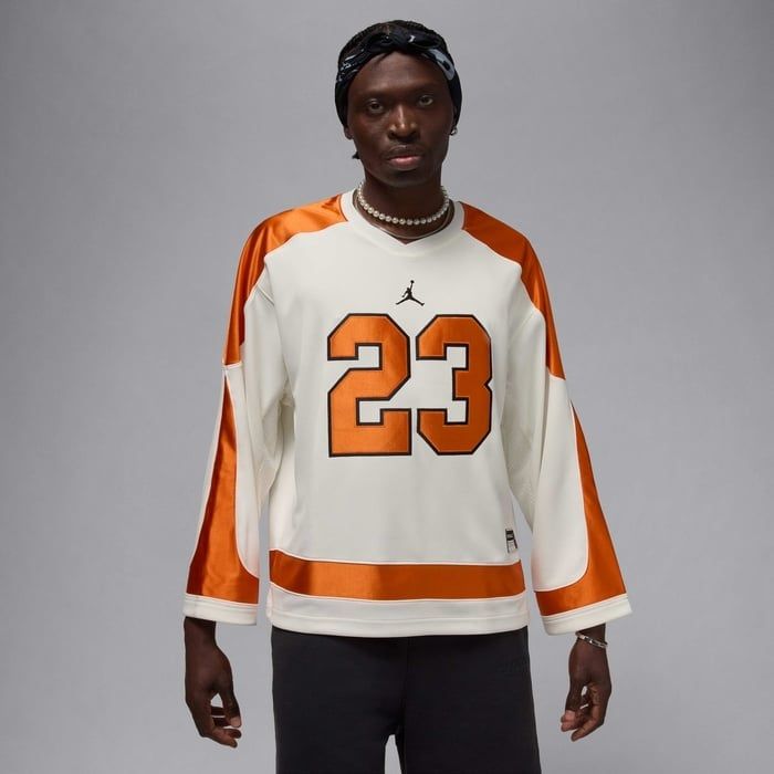 Nike - Áo tay dài thể thao Nam Jordan Brooklyn Men's University Hockey Jersey