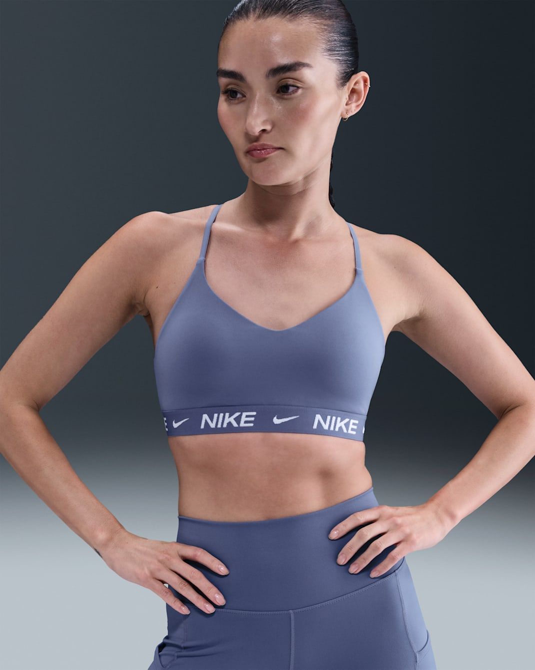 Nike - Áo ngực thể thao Nữ Indy Light-Support Women's Padded Adjustable Sports Bra