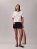 Calvin Klein - Áo Thun Tay Ngắn Nữ Dual Tone Monologo Classic T-Shirt