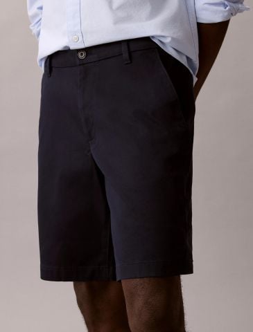 Calvin Klein - Quần Kaki Ngắn Nam Slim Refined Stretch Chino Short