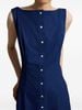 Ralph Lauren - Đầm Midi Nữ Paneled Cotton Dress