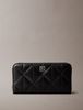 Calvin Klein - Ví nữ Quilted Emblem Long Zip Around Wallet